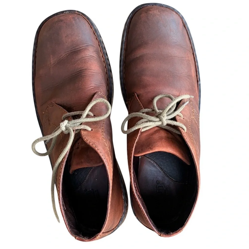 Born Harrison Brown Leather Chukka Boot Size 9.5